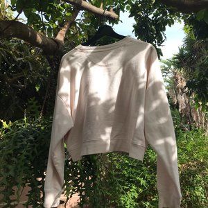 SOLD Girlfriend Collective Ecru Cropped Sweatshirt